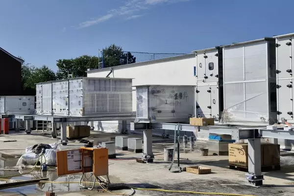 Lüftungsanlage Dach Schwimmerbereich, Stadt Bad Segeberg (08/ 2024)