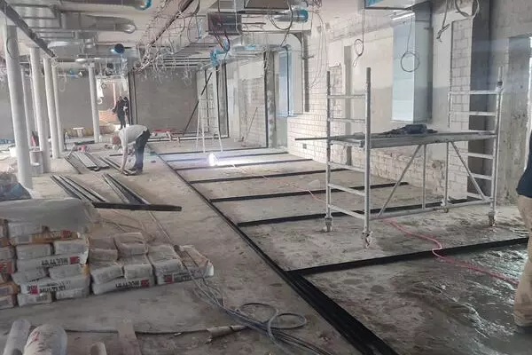 Innenausbau/ Trockenbau Umkleidebereich, Stadt Bad Segeberg (03/ 2024)