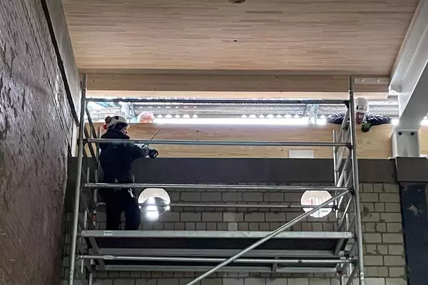 Montage Attika, Stadt Bad Segeberg (12/ 2023)