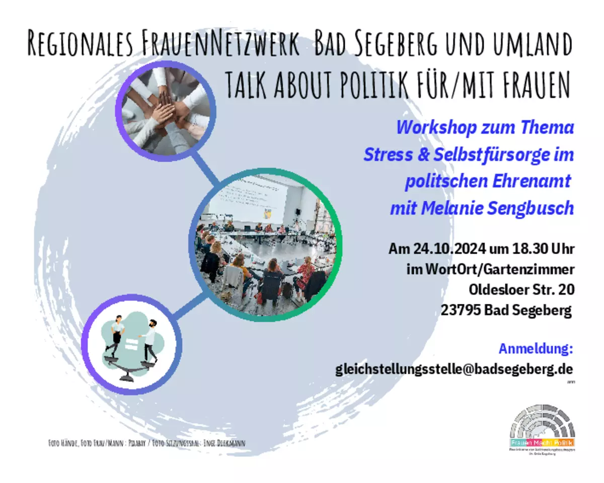 Politisches regionales Frauennetzwerk Termin 24.10.2024