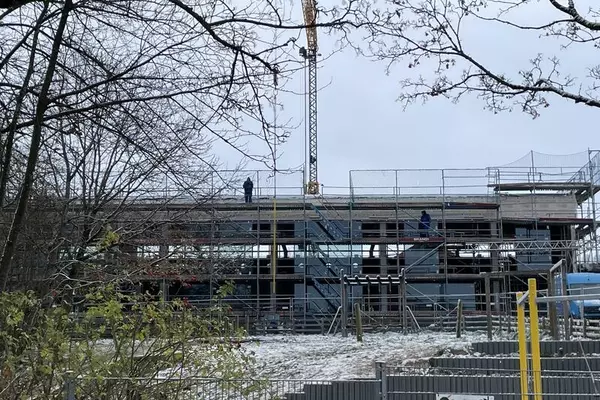 Verglasung Westfassade, Stadt Bad Segeberg (11 2023)
