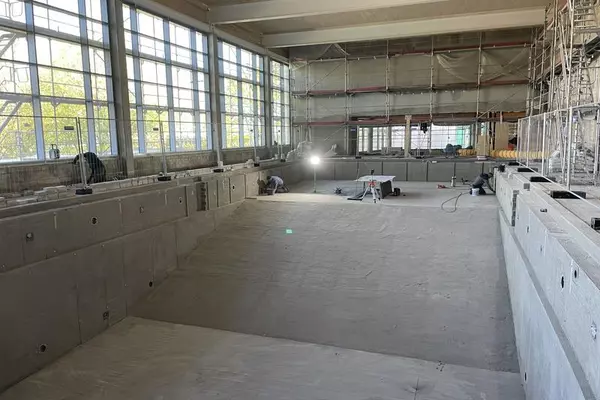 Vorbereitung Fliesenarbeiten Schwimmerbecken, Stadt Bad Segeberg (04/ 2024)